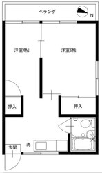 コーポ白馬の物件間取画像